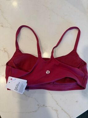 lululemon athletica Women's Raspberry Red Strappy Sports Bra